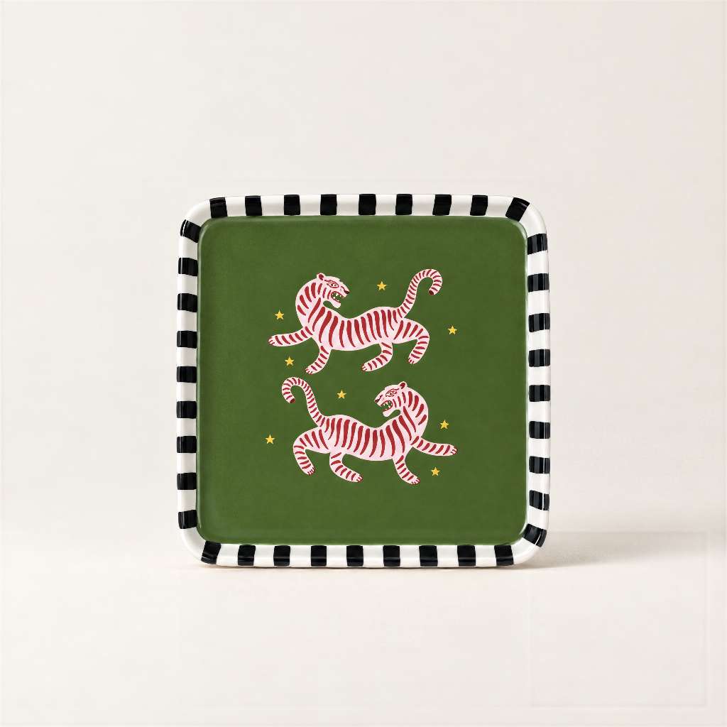 A Dopo Ceramic Tray | Tiger