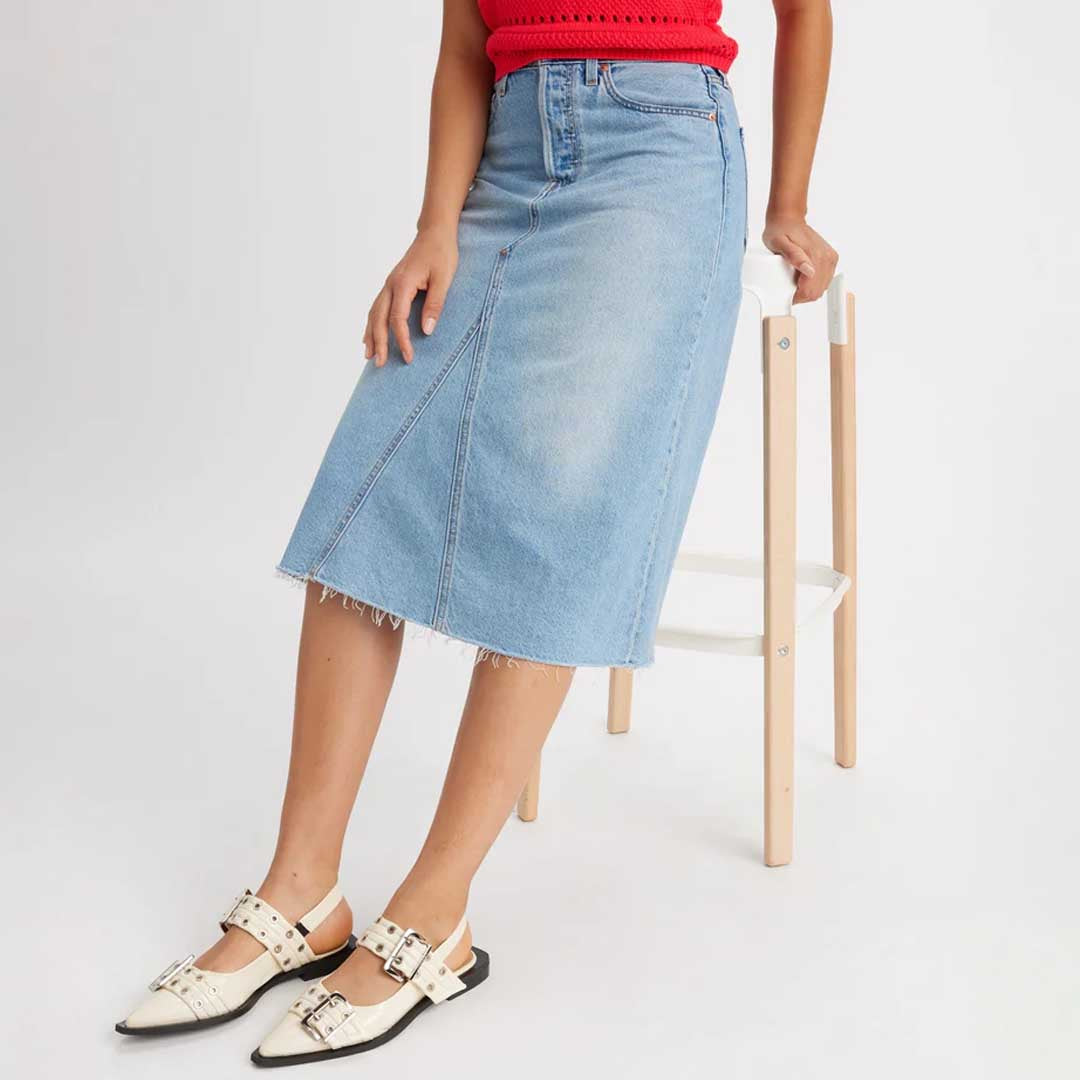 A-Line Deconstructed Skirt | Secret Secret