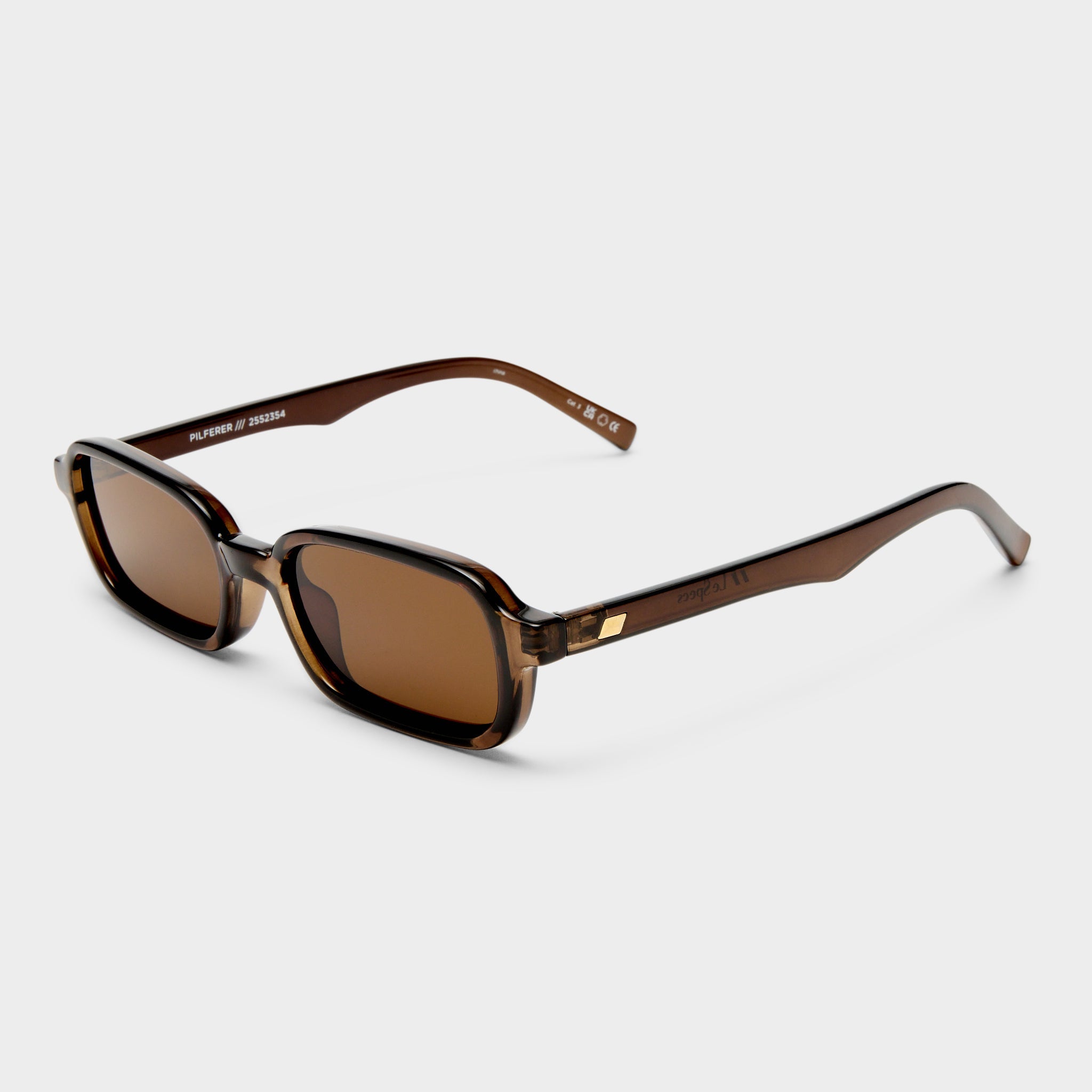 Le Specs Pilferer cocoa - side view