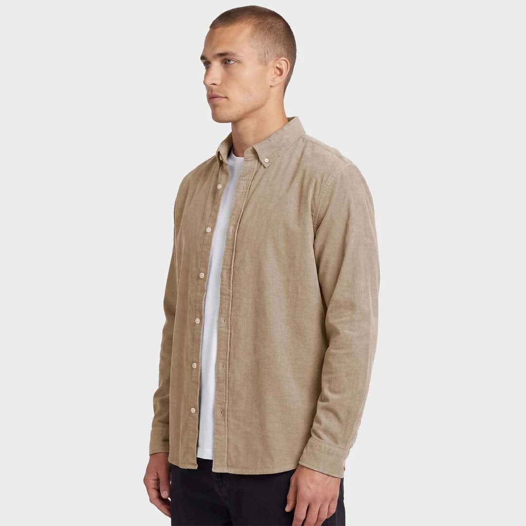 Micro Cord Shirt | Sage Green