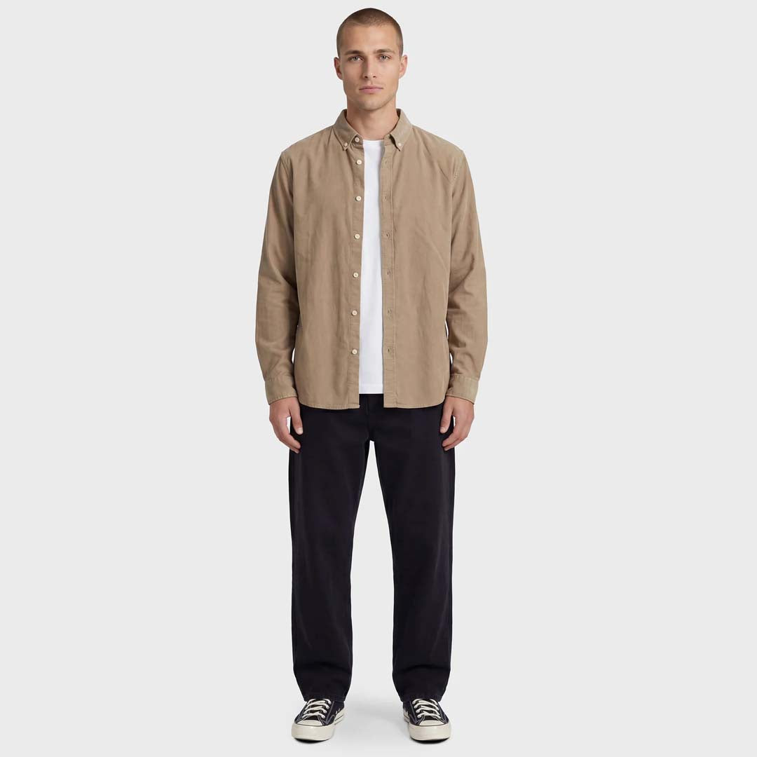 Micro Cord Shirt | Sage Green