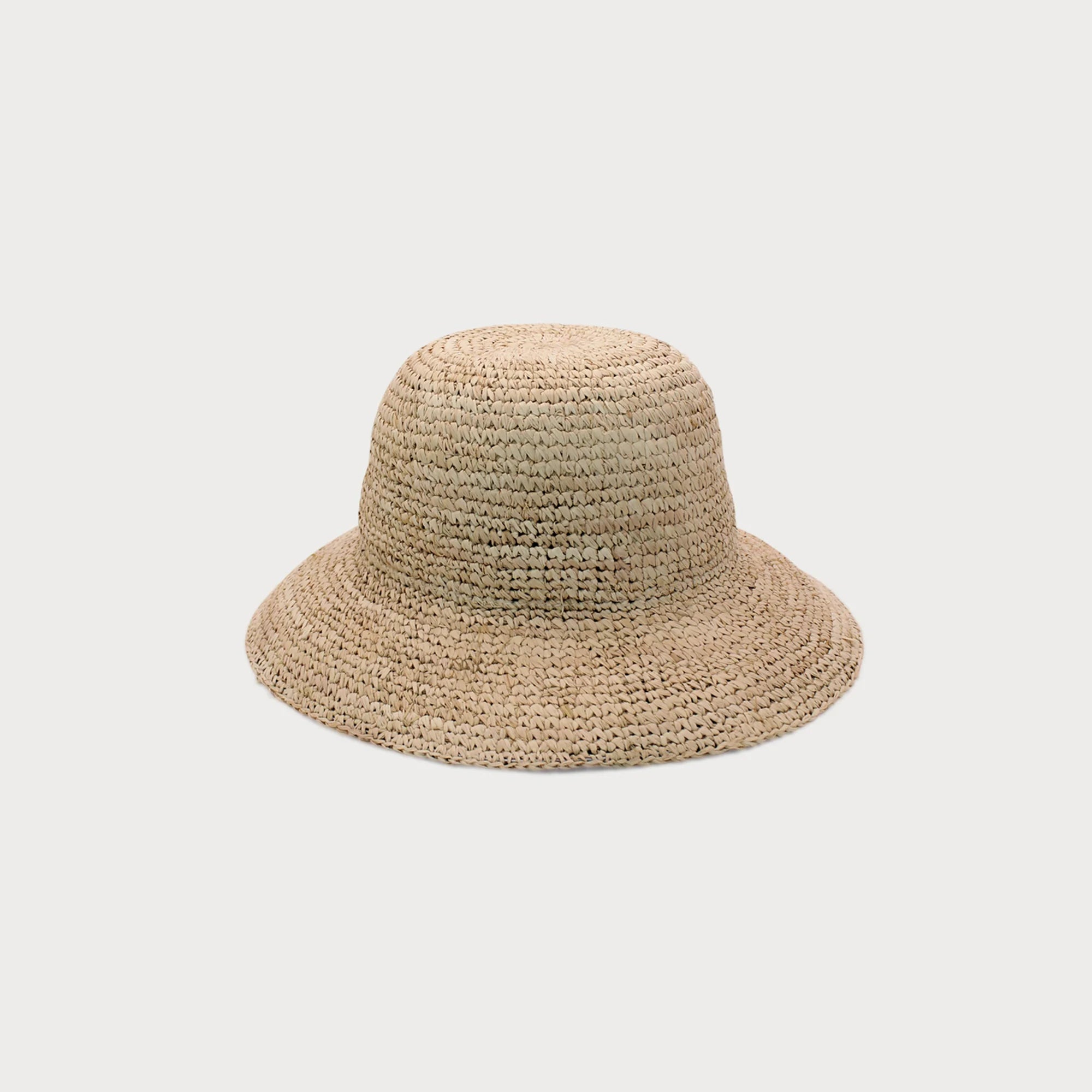 OODNADATTA CROCHET BUCKET HAT | NATURAL