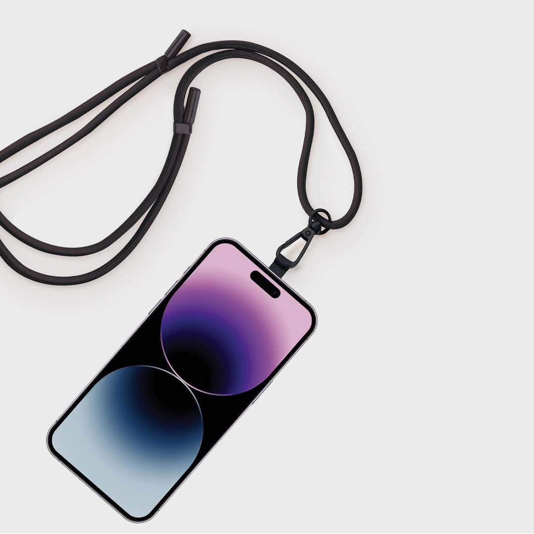 Adjustable Phone Lanyards | Black
