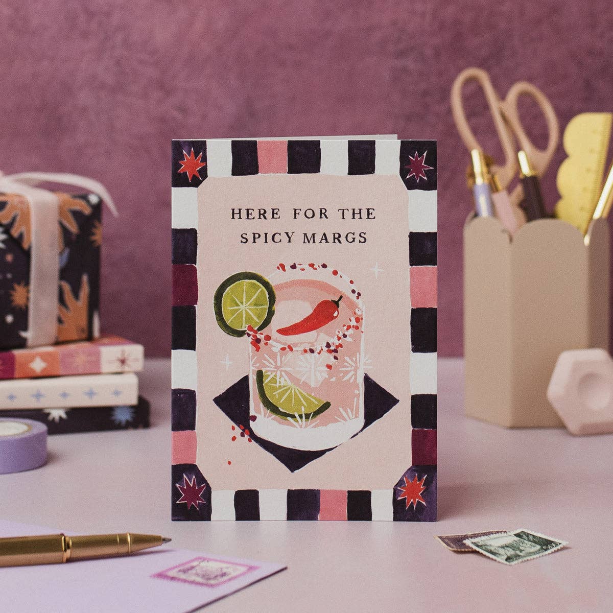 Spicy Margarita Birthday Card | Cocktails Birthday Cards