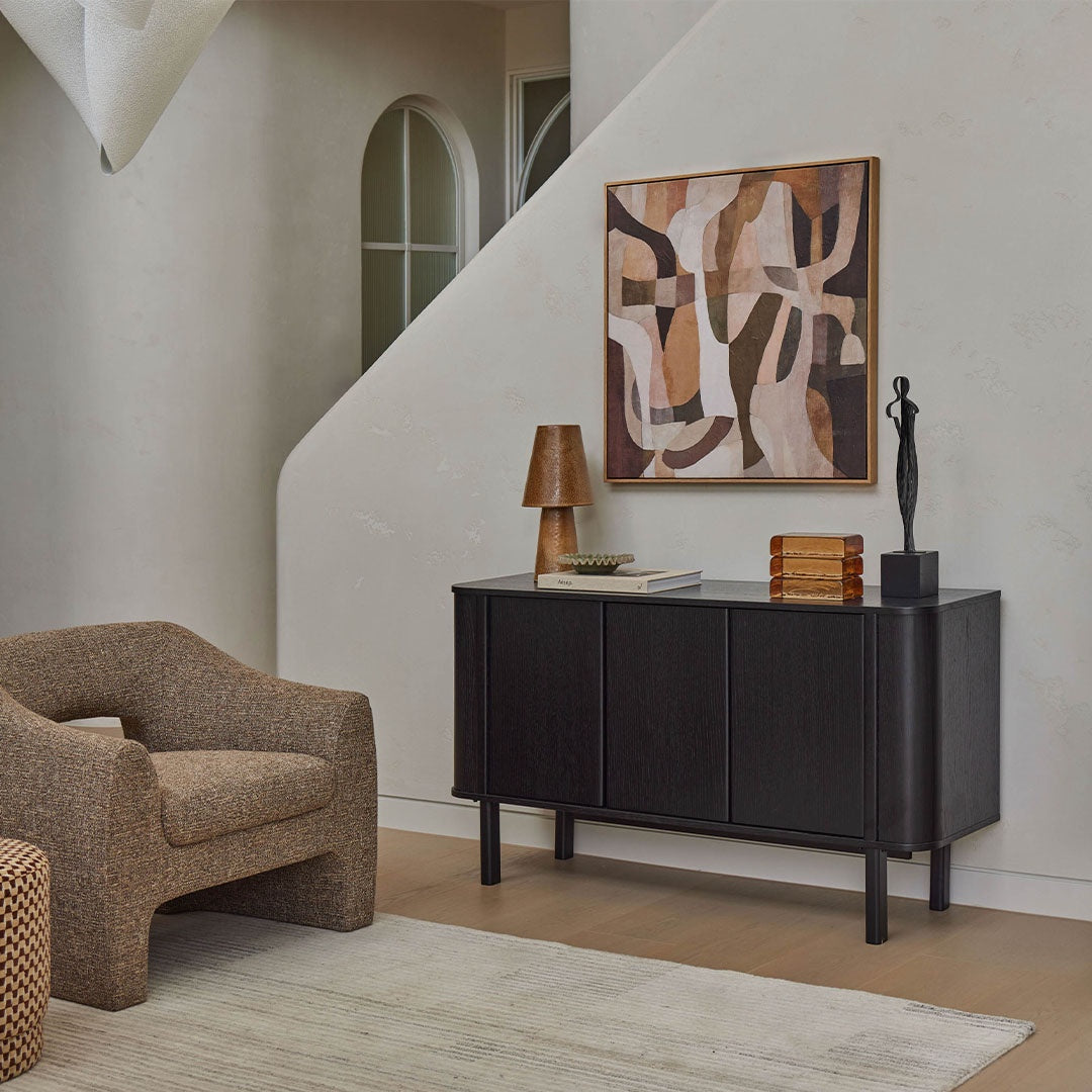 Bernard Glass Brick Sculpture | Amber