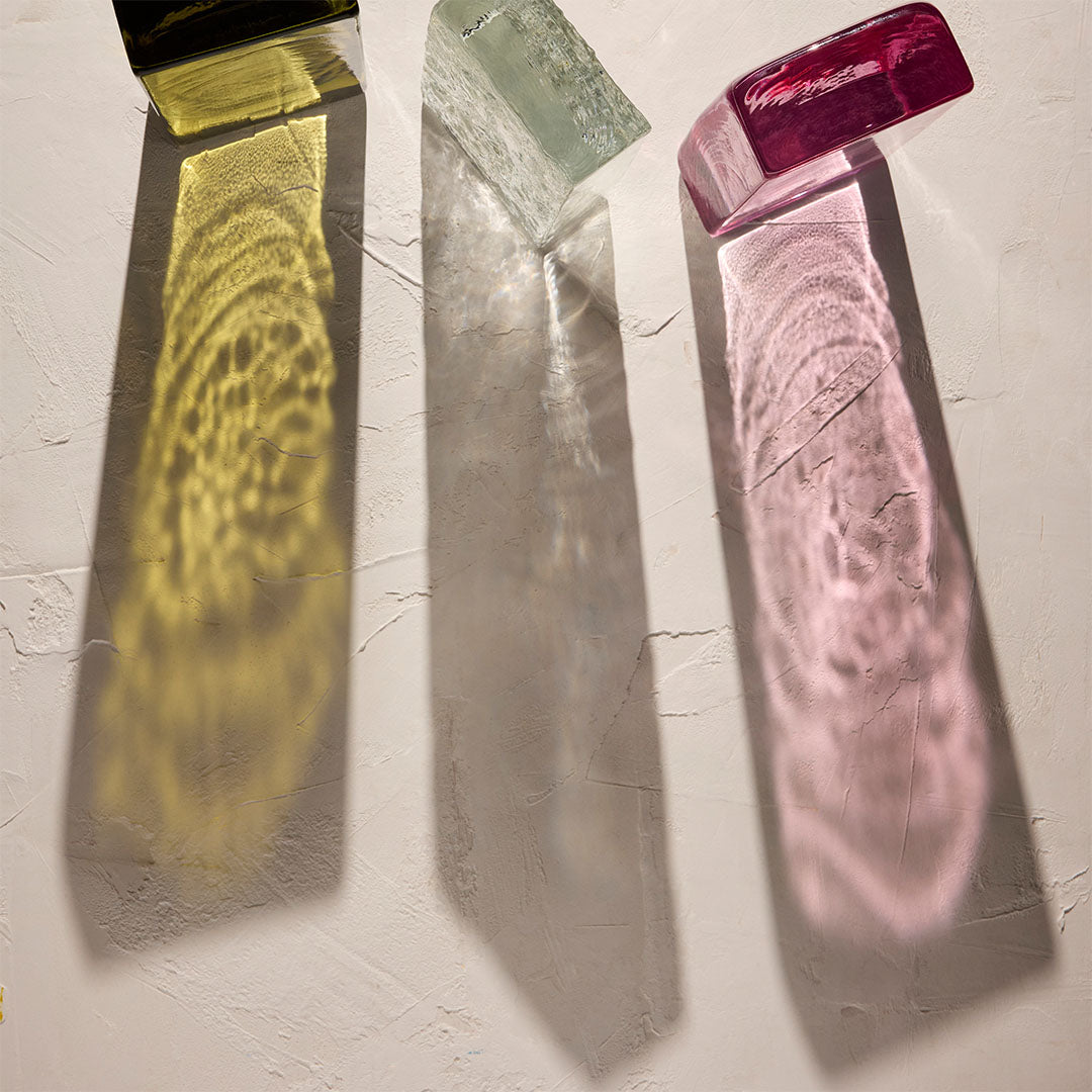 Bernard Glass Brick Sculpture | Green