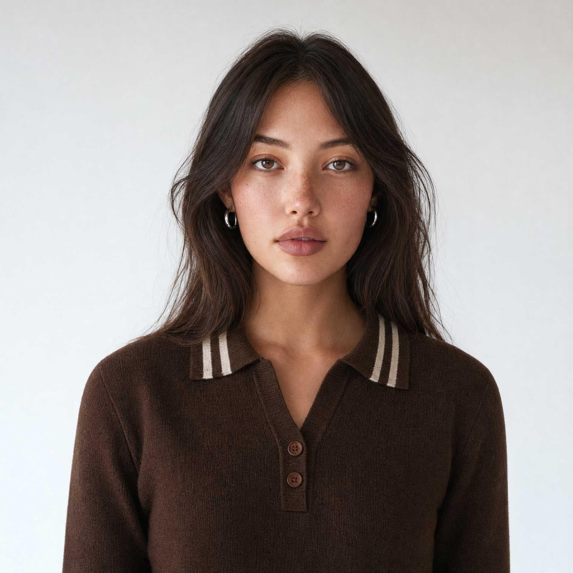 Amelia Knitted Top | Chocolate