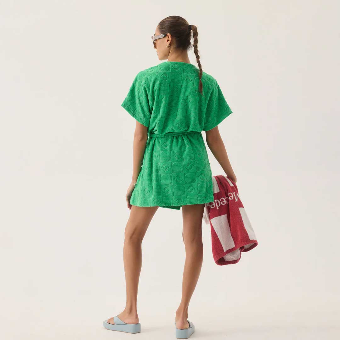 Cruise Terry Kimono | Tropical Green