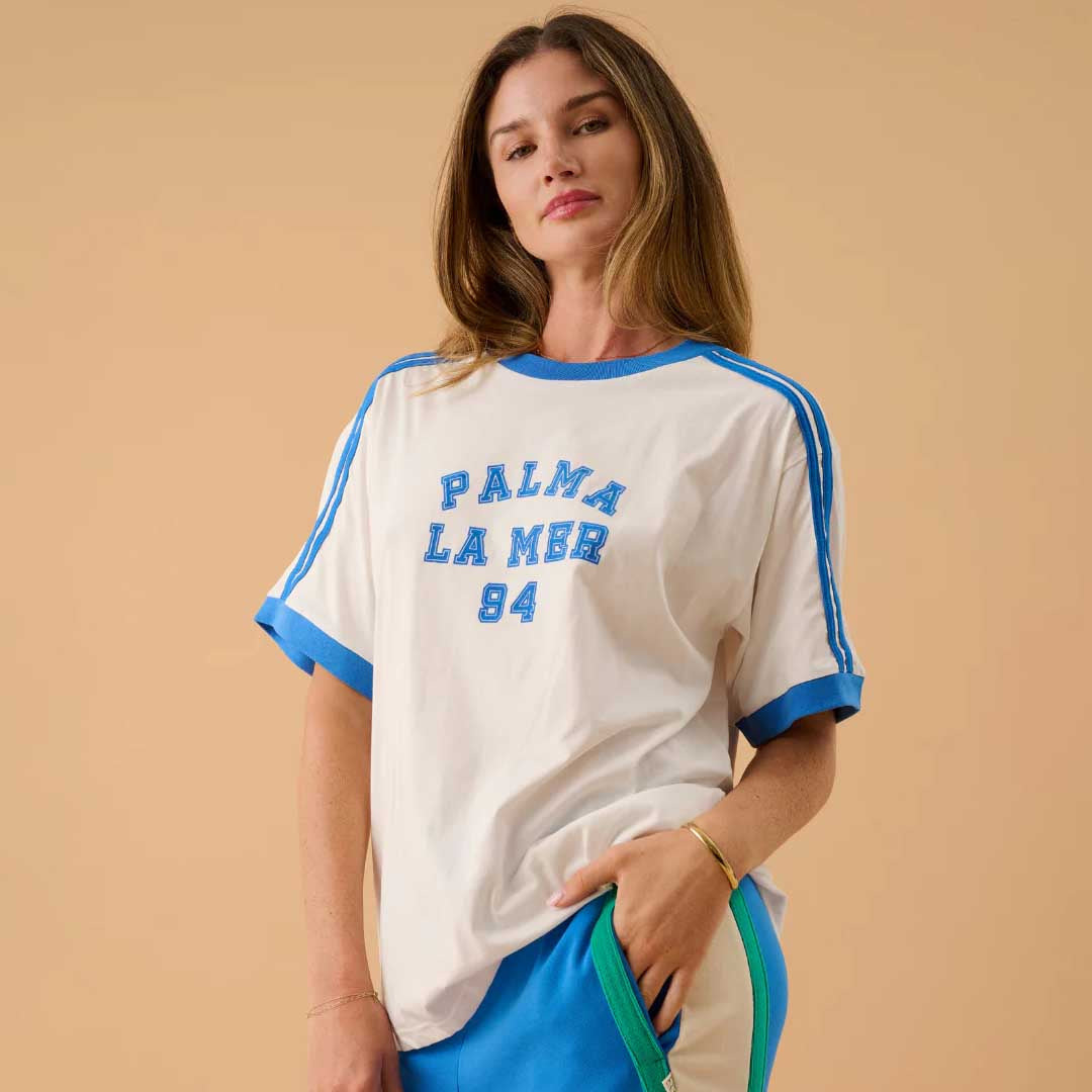 Palma Oversized Tee | Snow