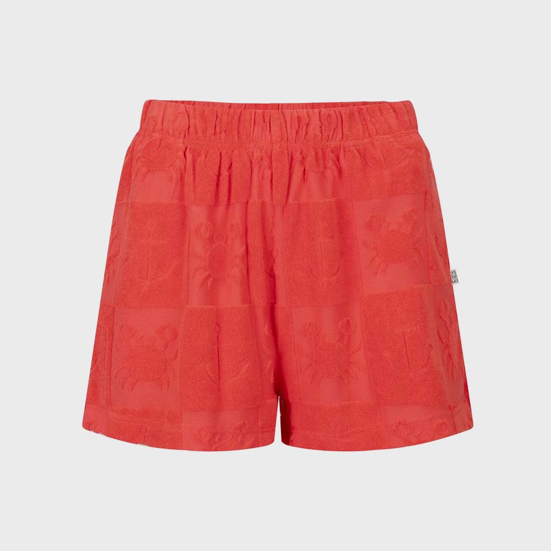 SEASIDE TERRY SHORT | LOBSTER RED