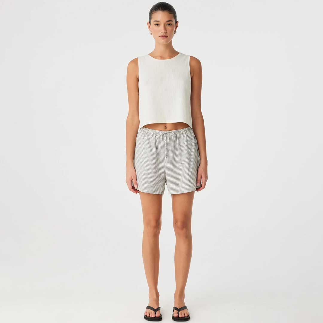 Chloe Short | Black Check