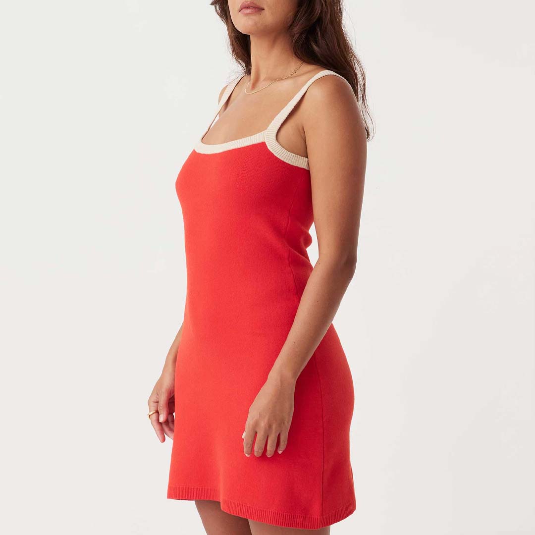 DUKE MINI DRESS | HIBISCUS SAND