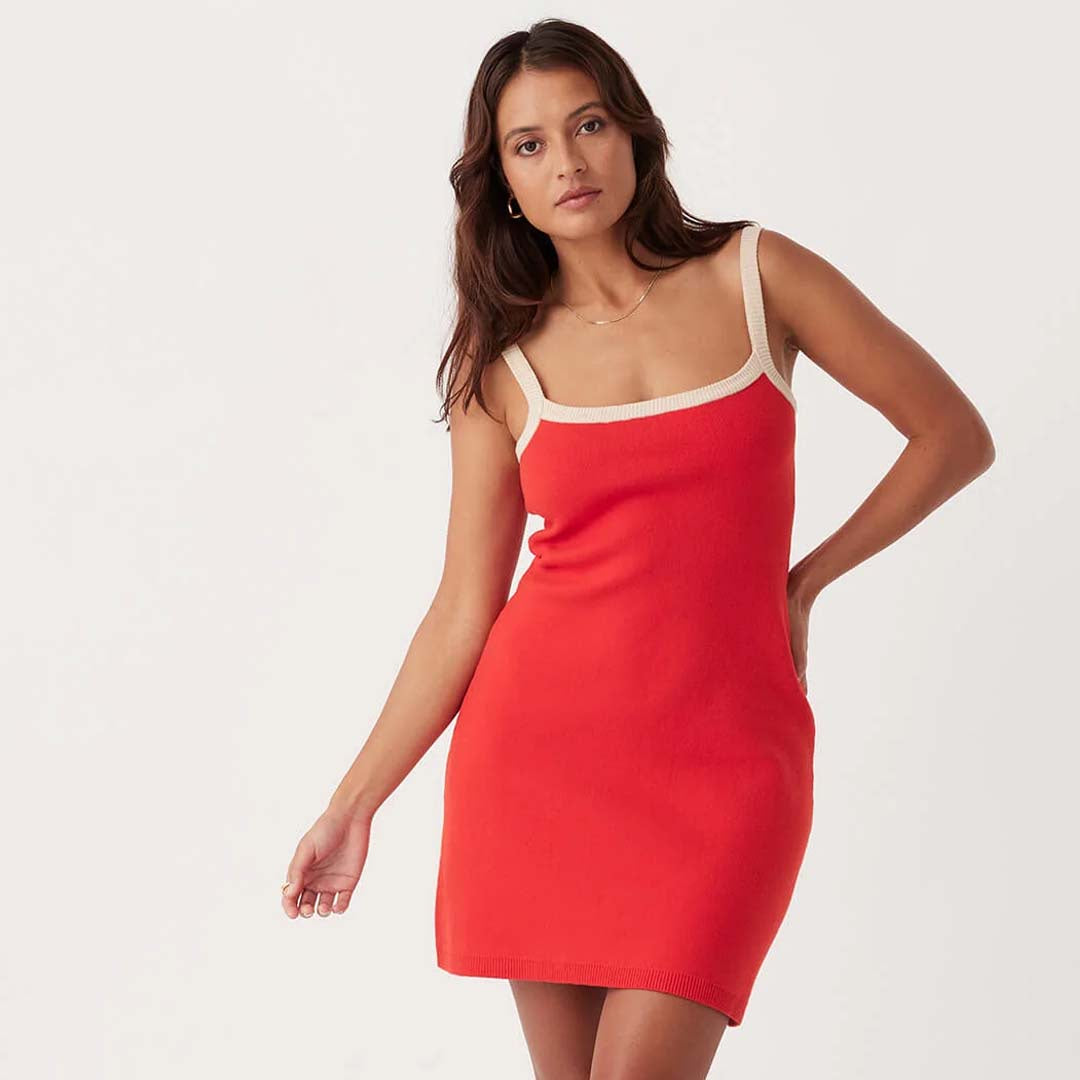 DUKE MINI DRESS | HIBISCUS SAND