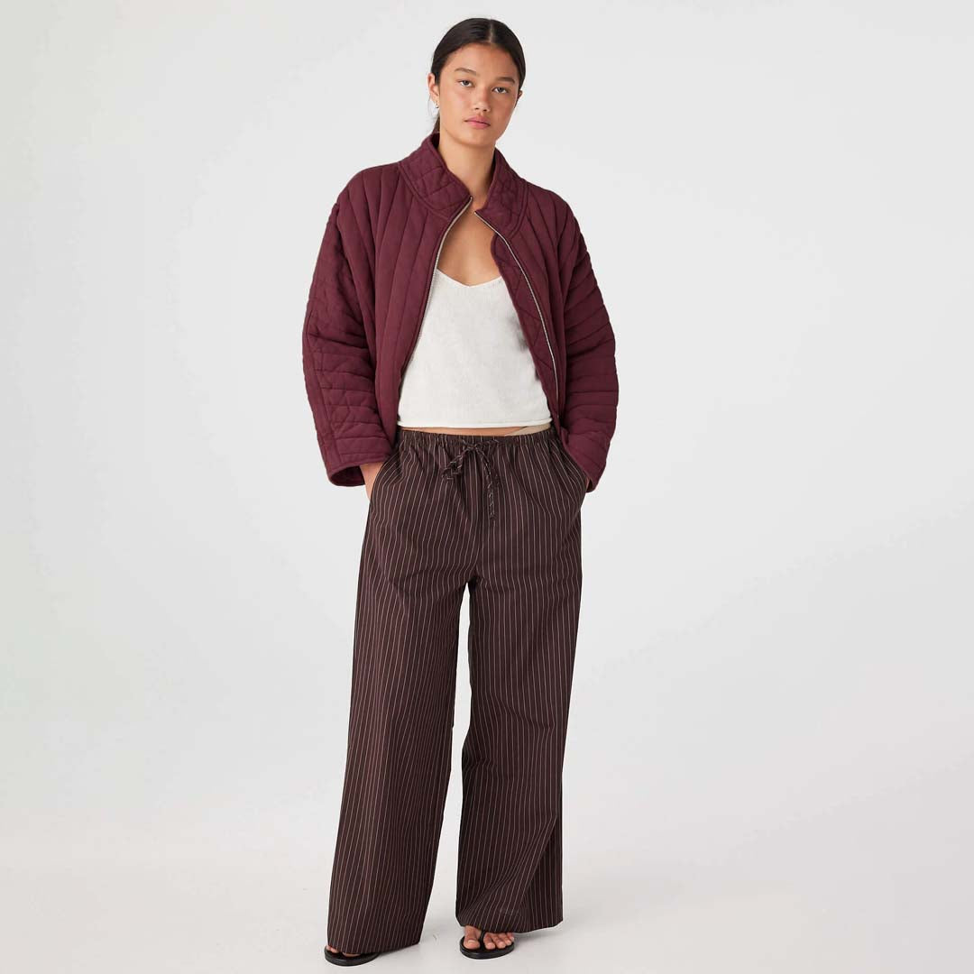 Tessa Jacket | Merlot