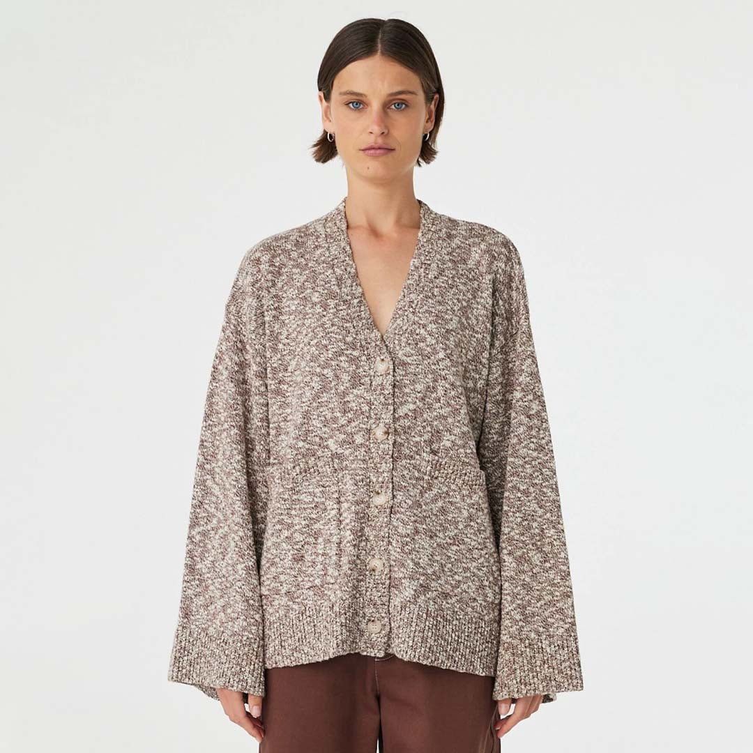 Emmet Cardigan | Chocolate & Cream
