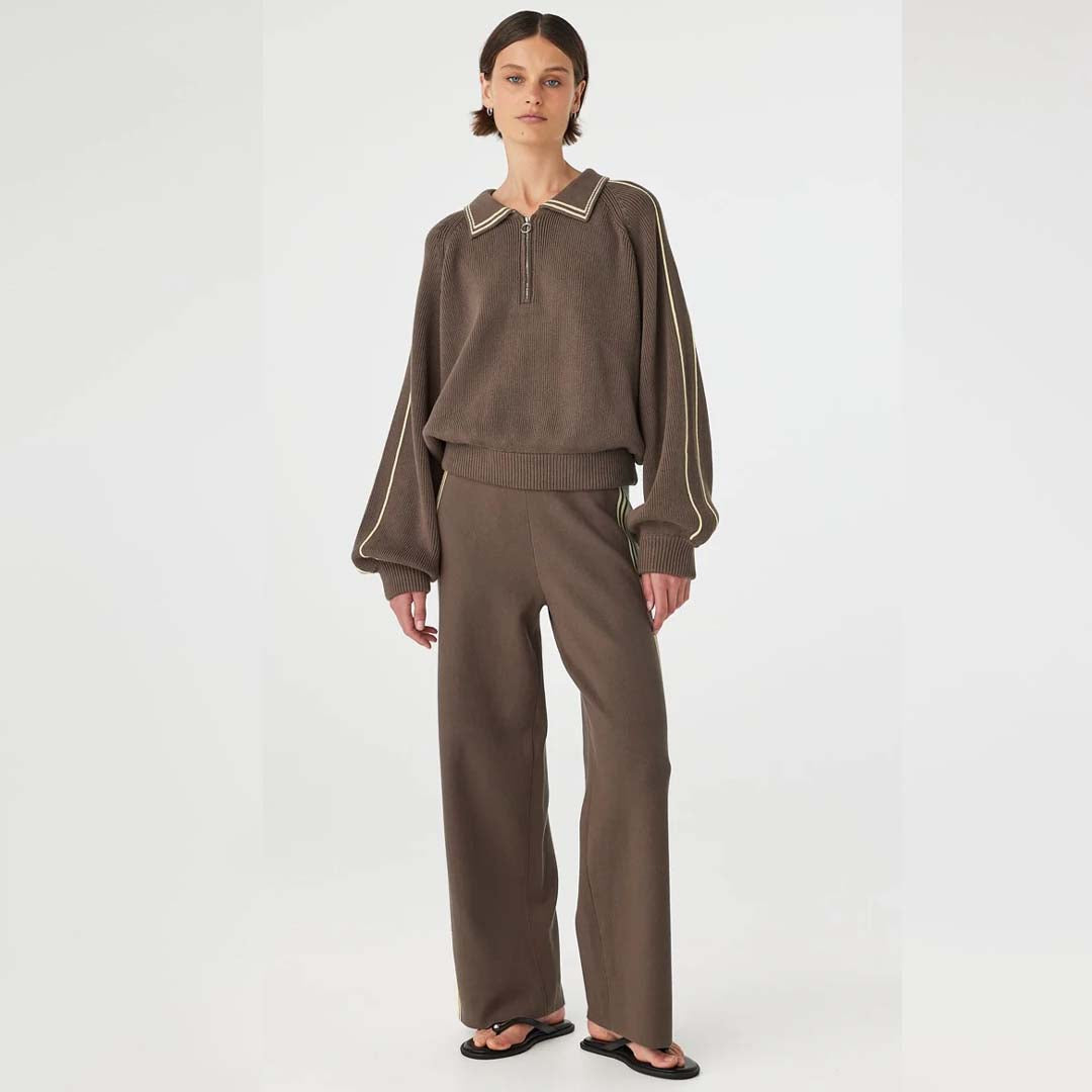 Nella Zip Sweater | Pavement & Butter