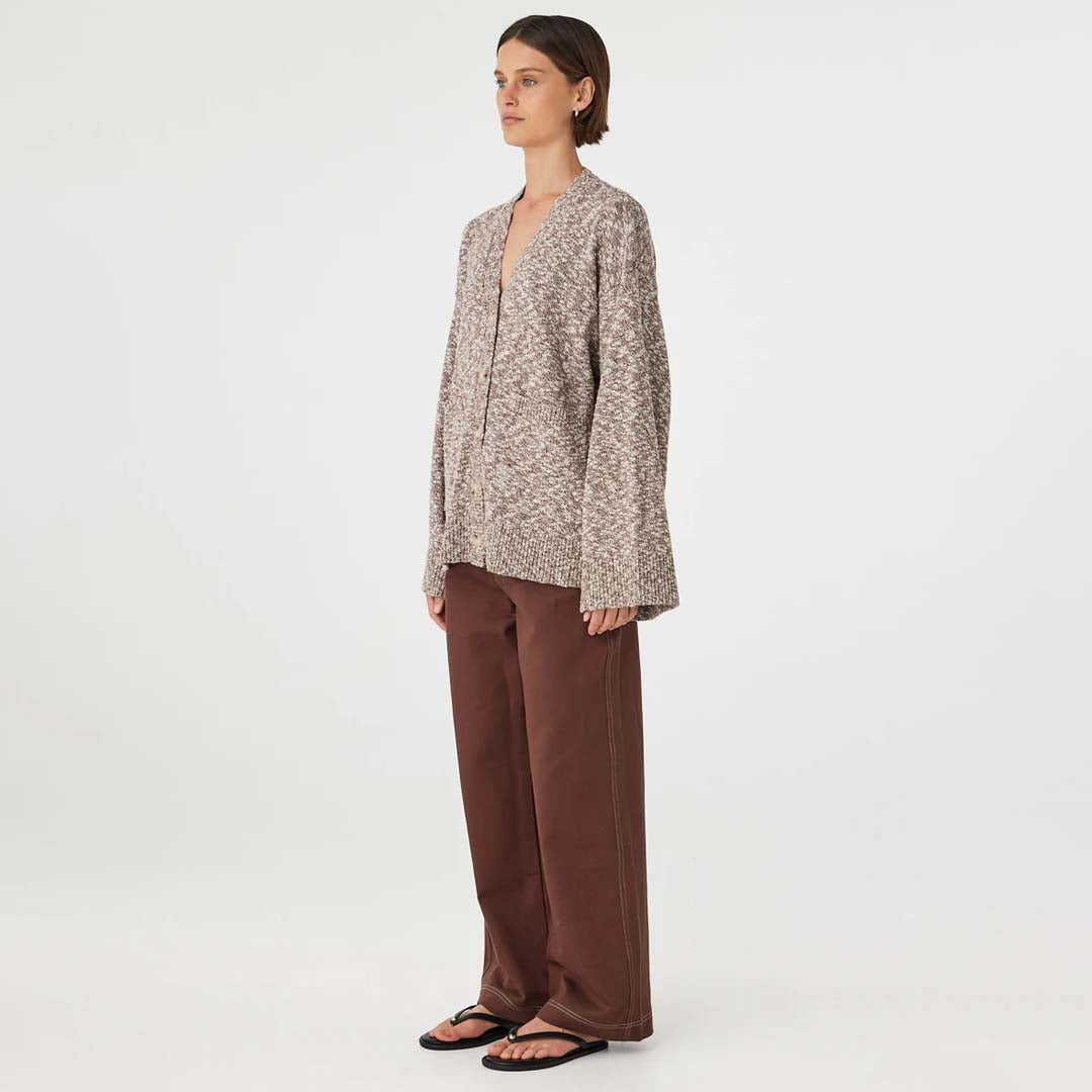 Emmet Cardigan | Chocolate & Cream