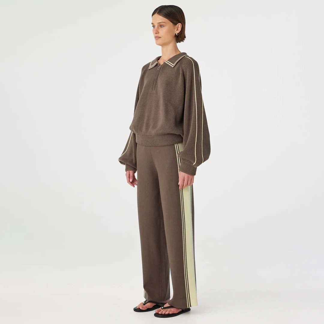 Nella Zip Sweater | Pavement & Butter