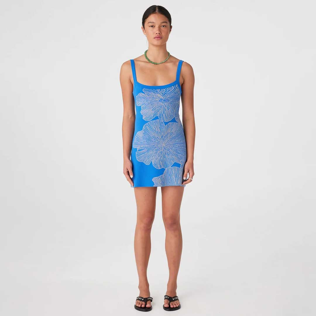 Chiara Mini Dress | Ultramarine Floral