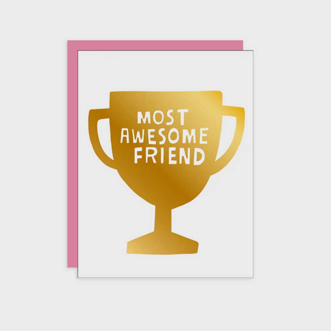 Love & Friendship Card | Most Awesome Friend