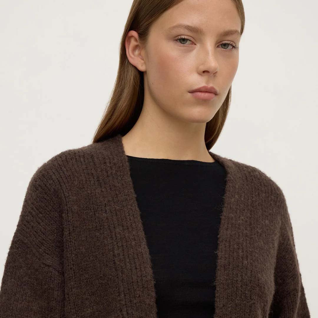 Ariel Knit Cardigan | Dark Chocolate