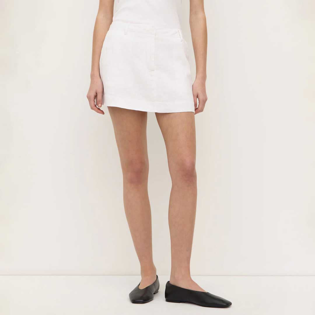 Amanda Mini Skirt | White