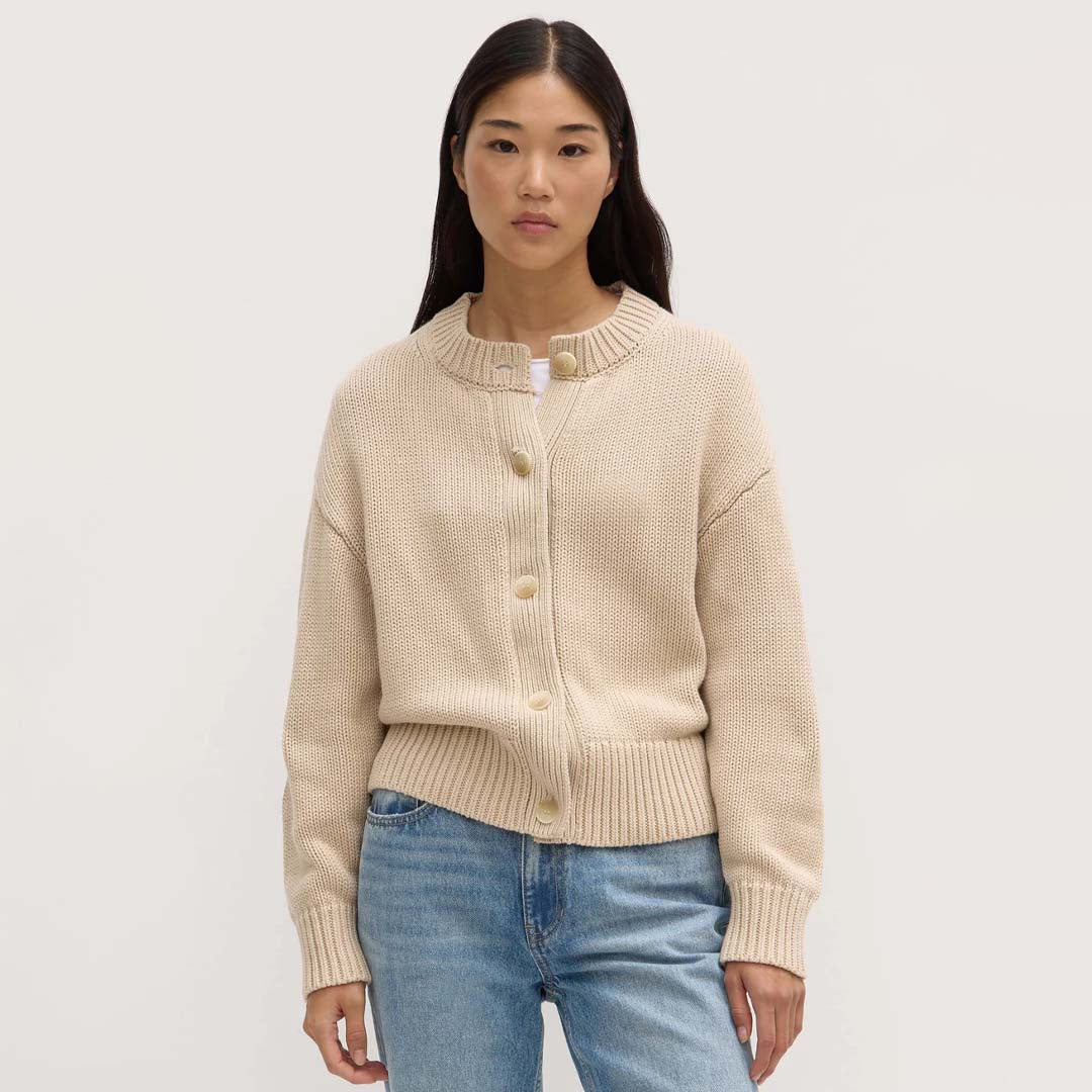 Ava Knit Cardigan | Natural