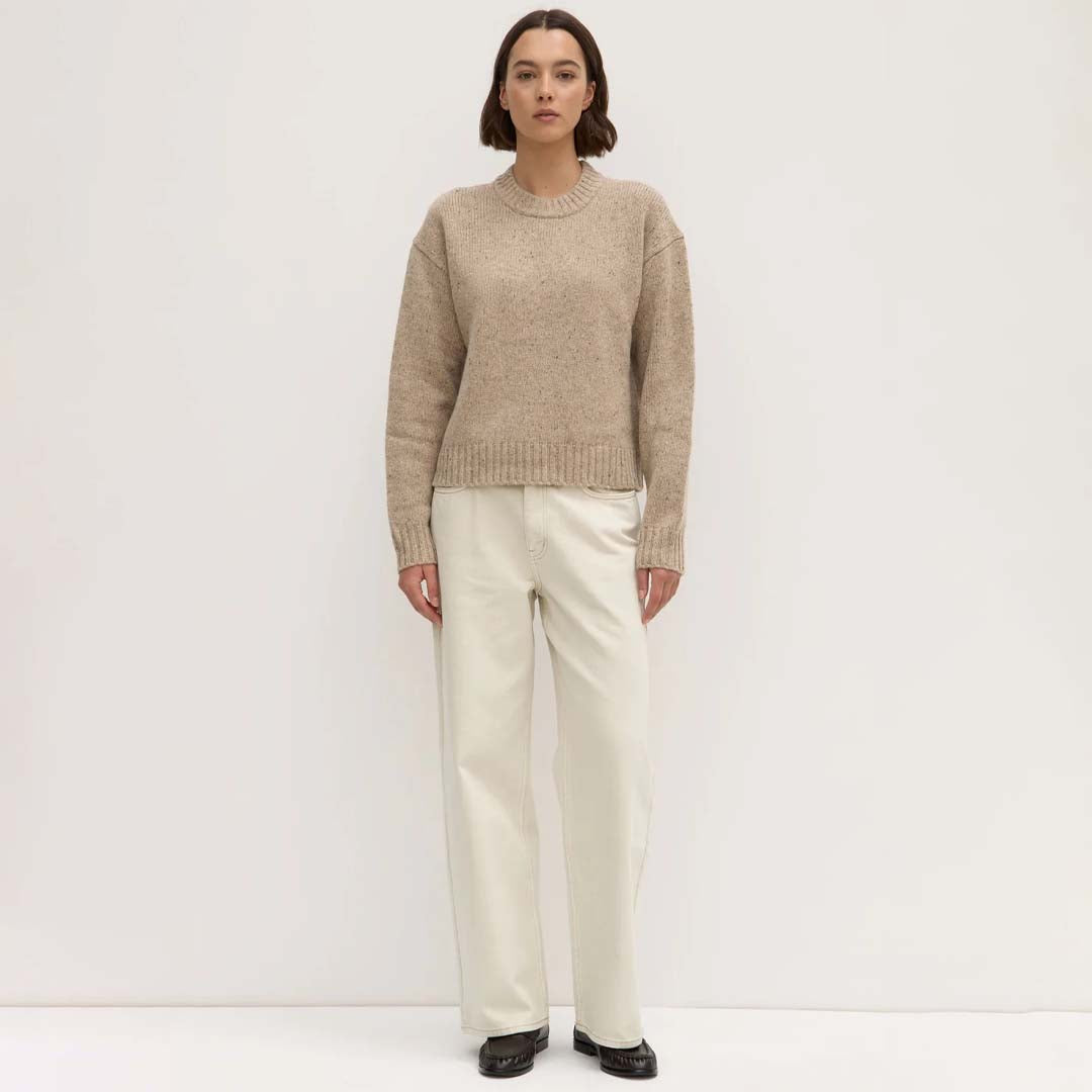 Beau Merino Wool Knit | Stone Marle