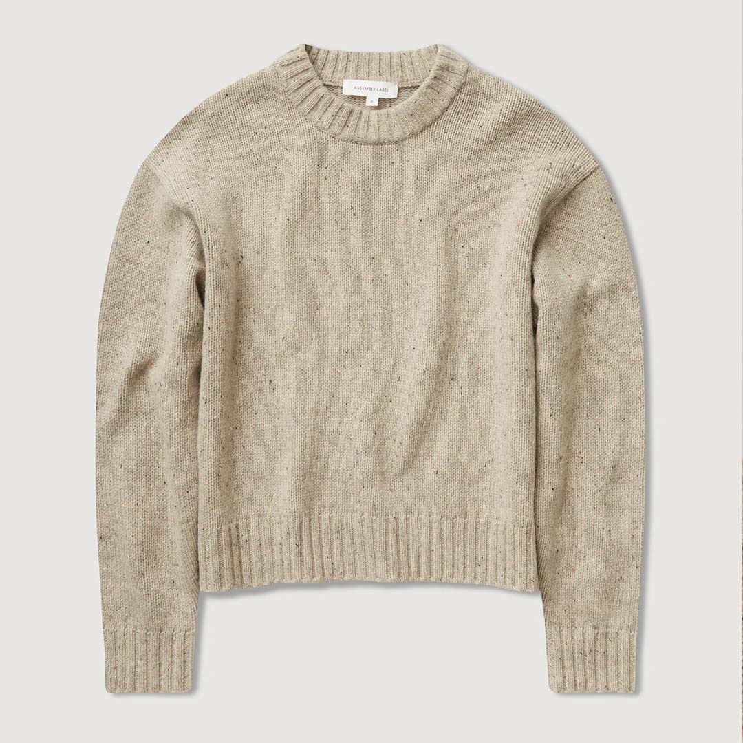 Beau Merino Wool Knit | Stone Marle