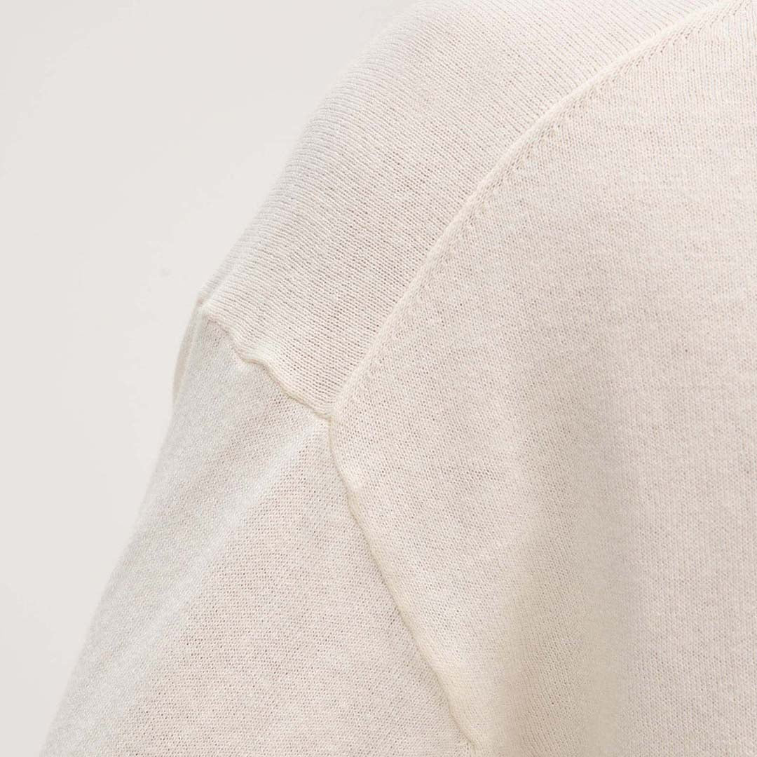 Cotton Cashmere Sweater | Cream
