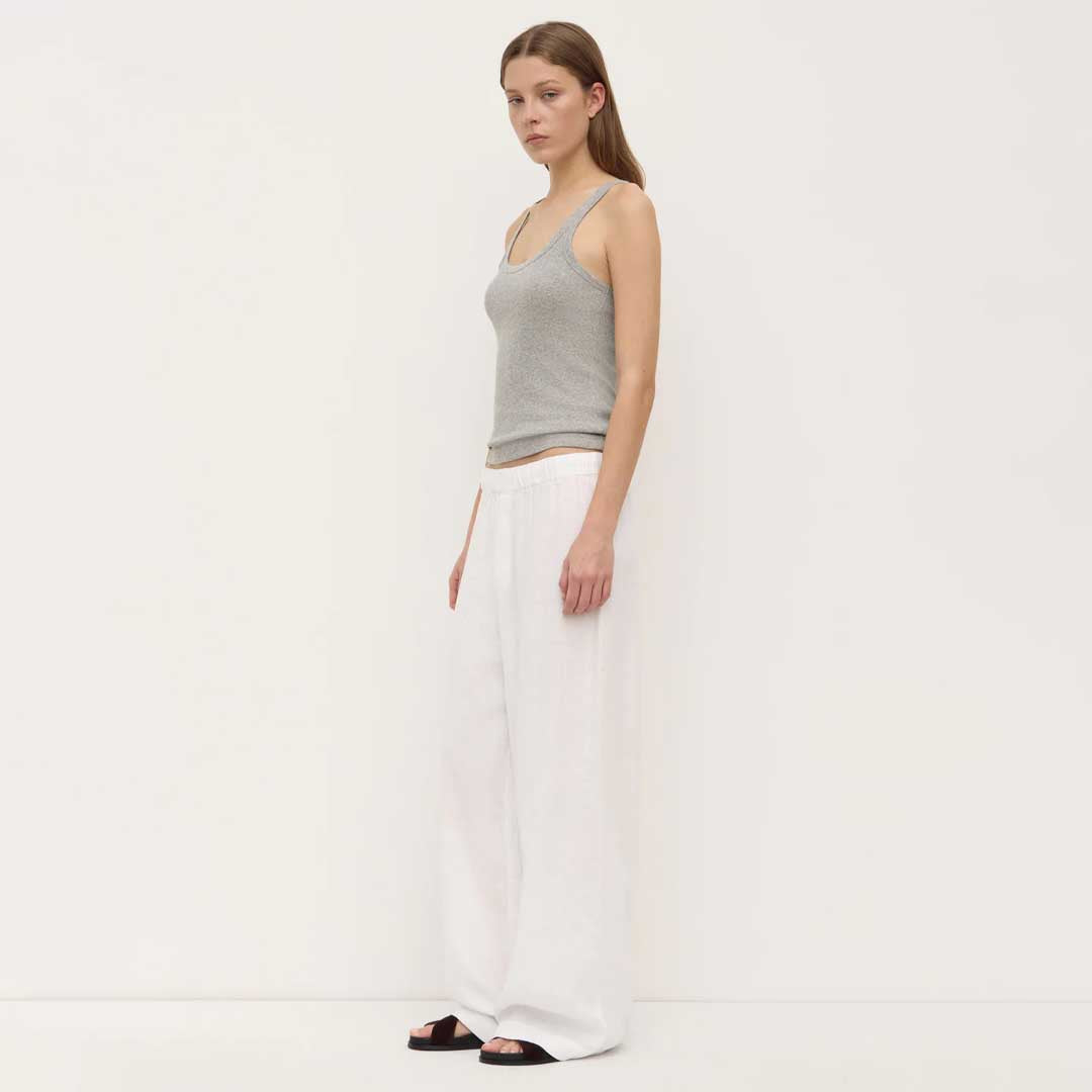 Everyday Linen Pant | White