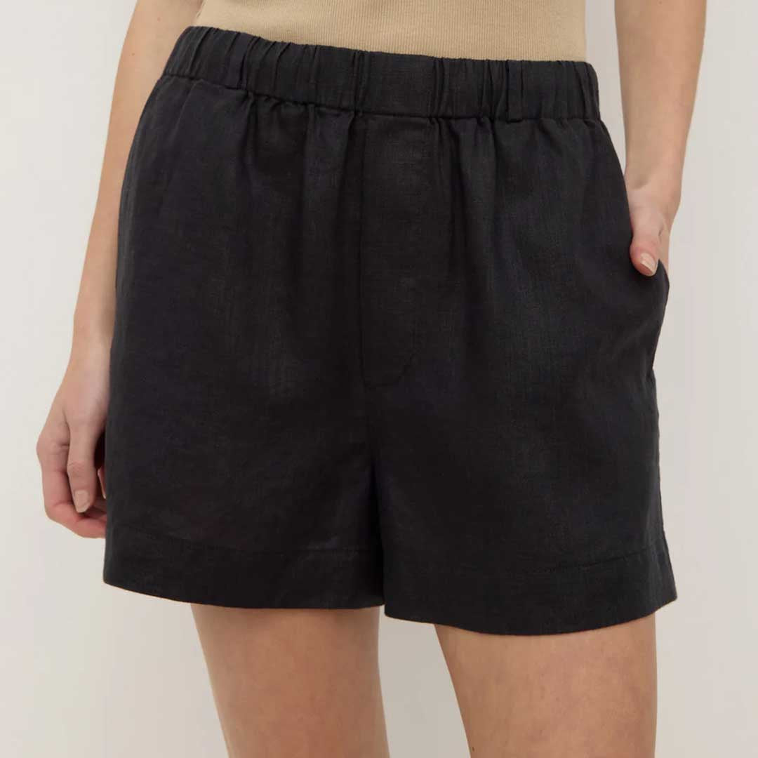 Everyday Linen Short | Black