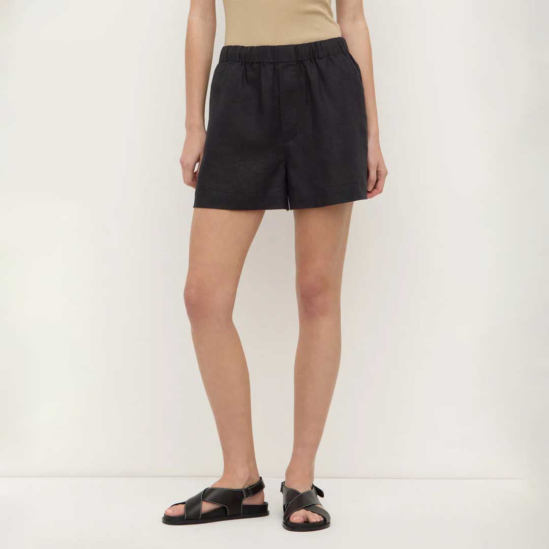 Everyday Linen Short | Black
