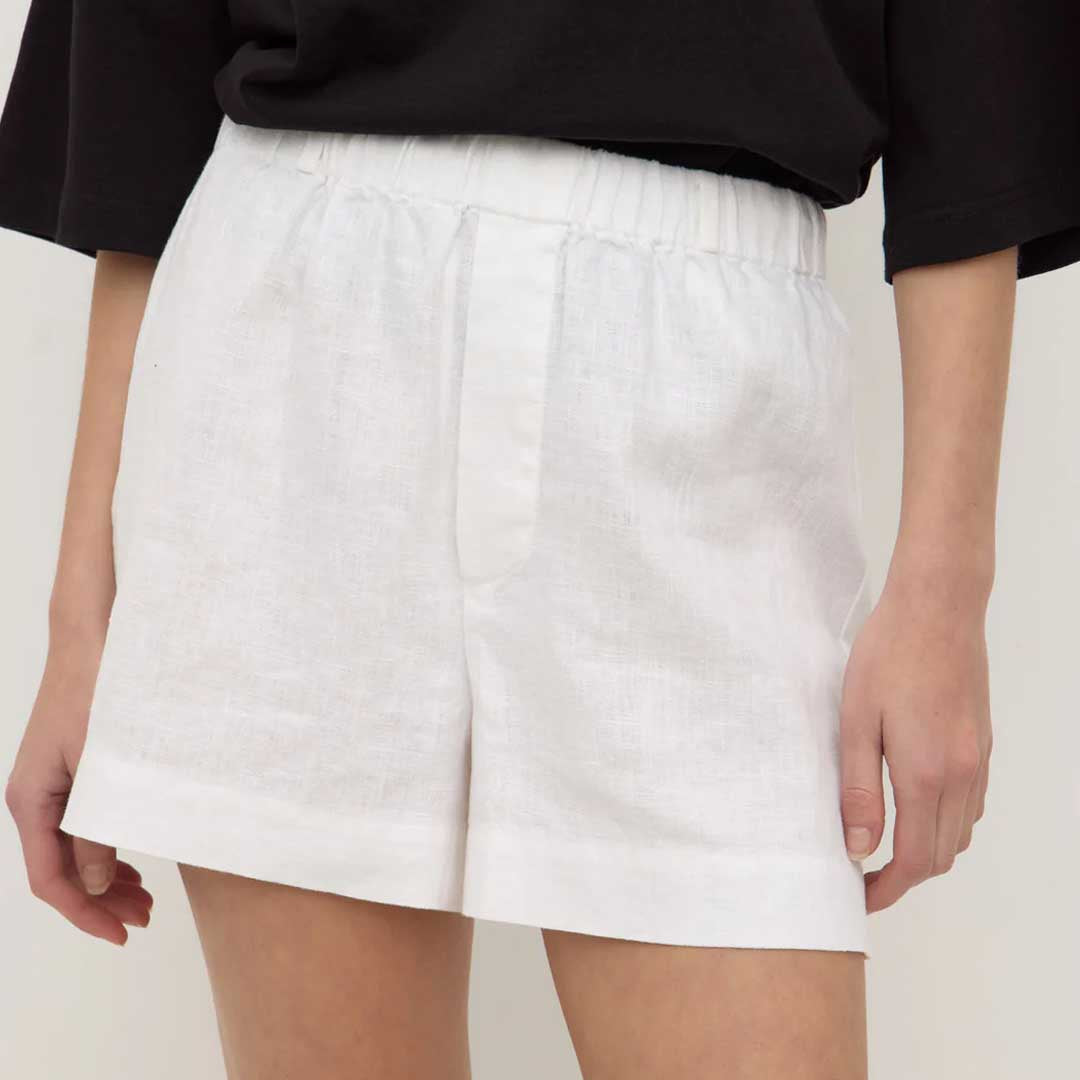 Everyday Linen Short | White