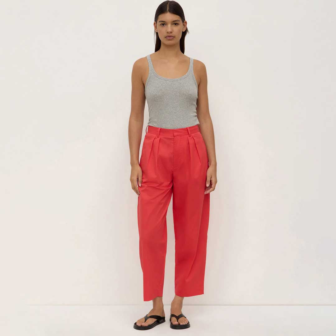 Geno Poplin Pant | Chilli