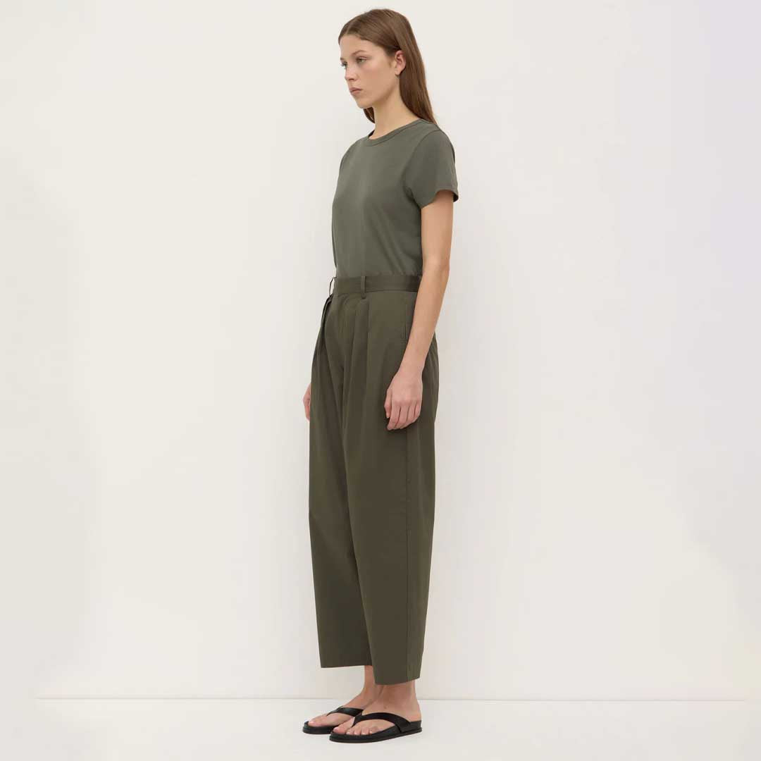 Geno Poplin Pant | Moss