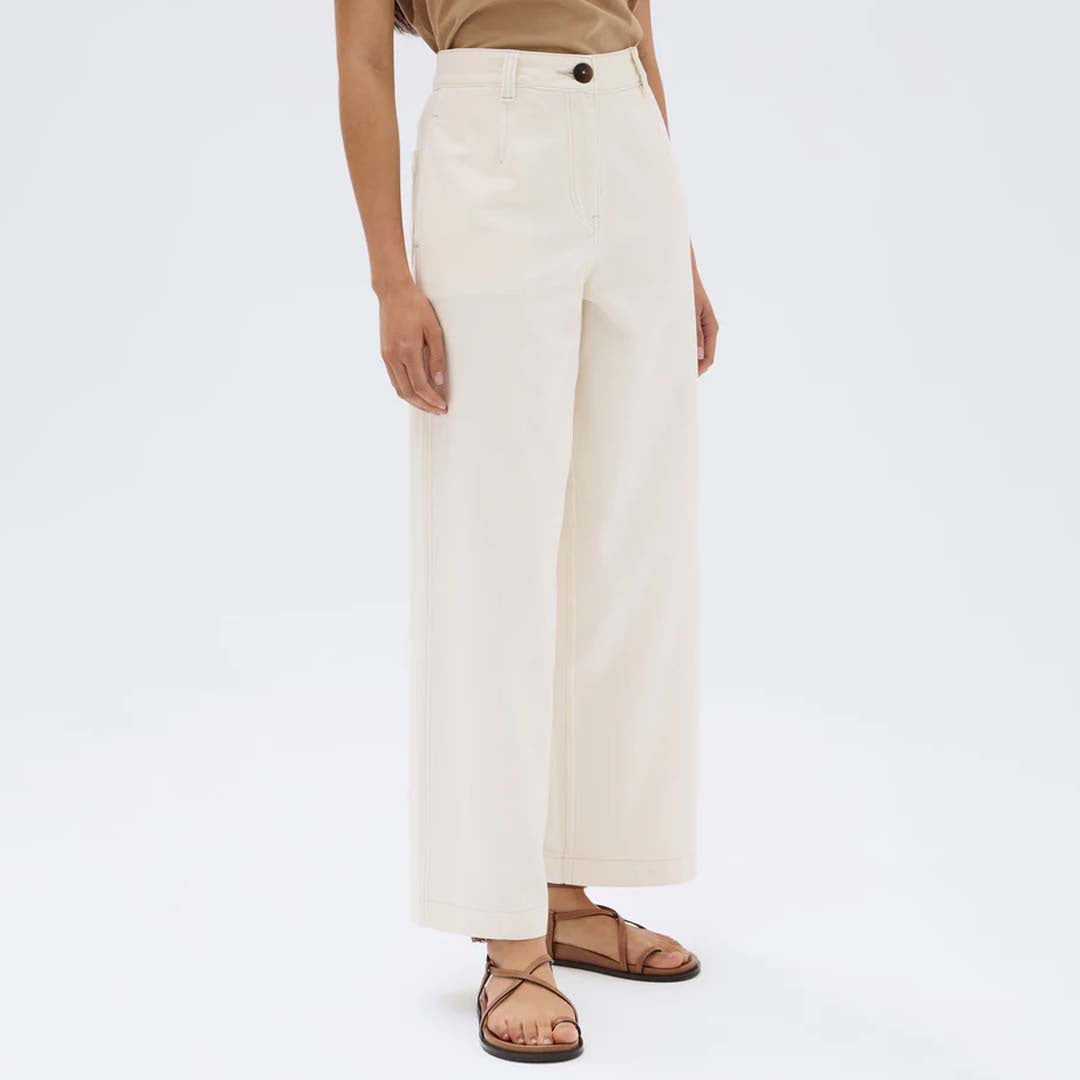 HAVEN TWILL PANT | CREAM