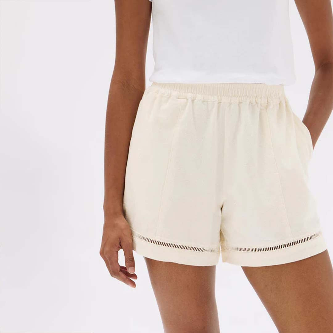 KENZIE TWILL SHORT | CREAM