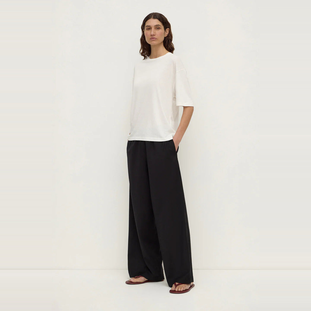 Kira Cotton Hemp Tee | Antique White