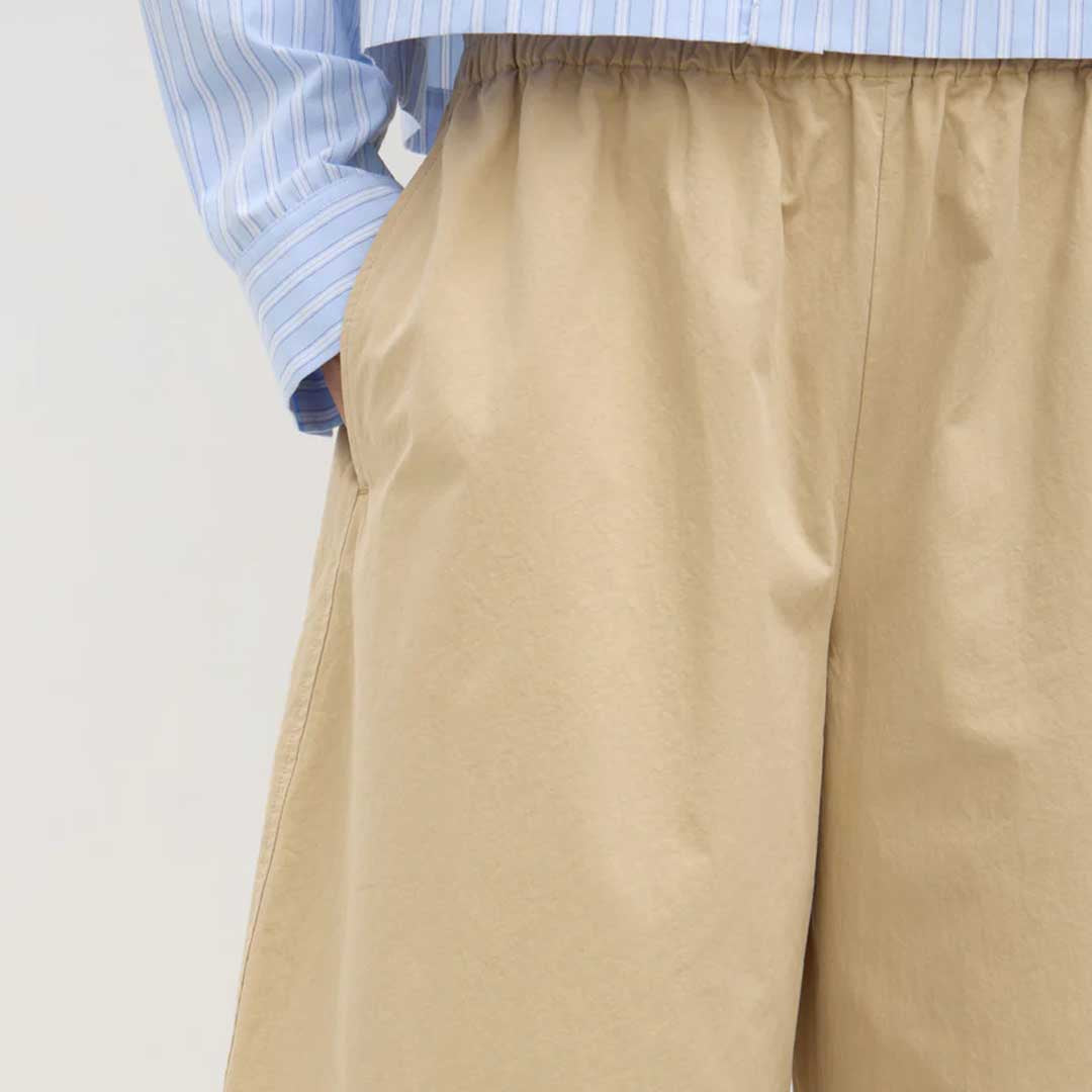 Lola Barrel Pant | Tan