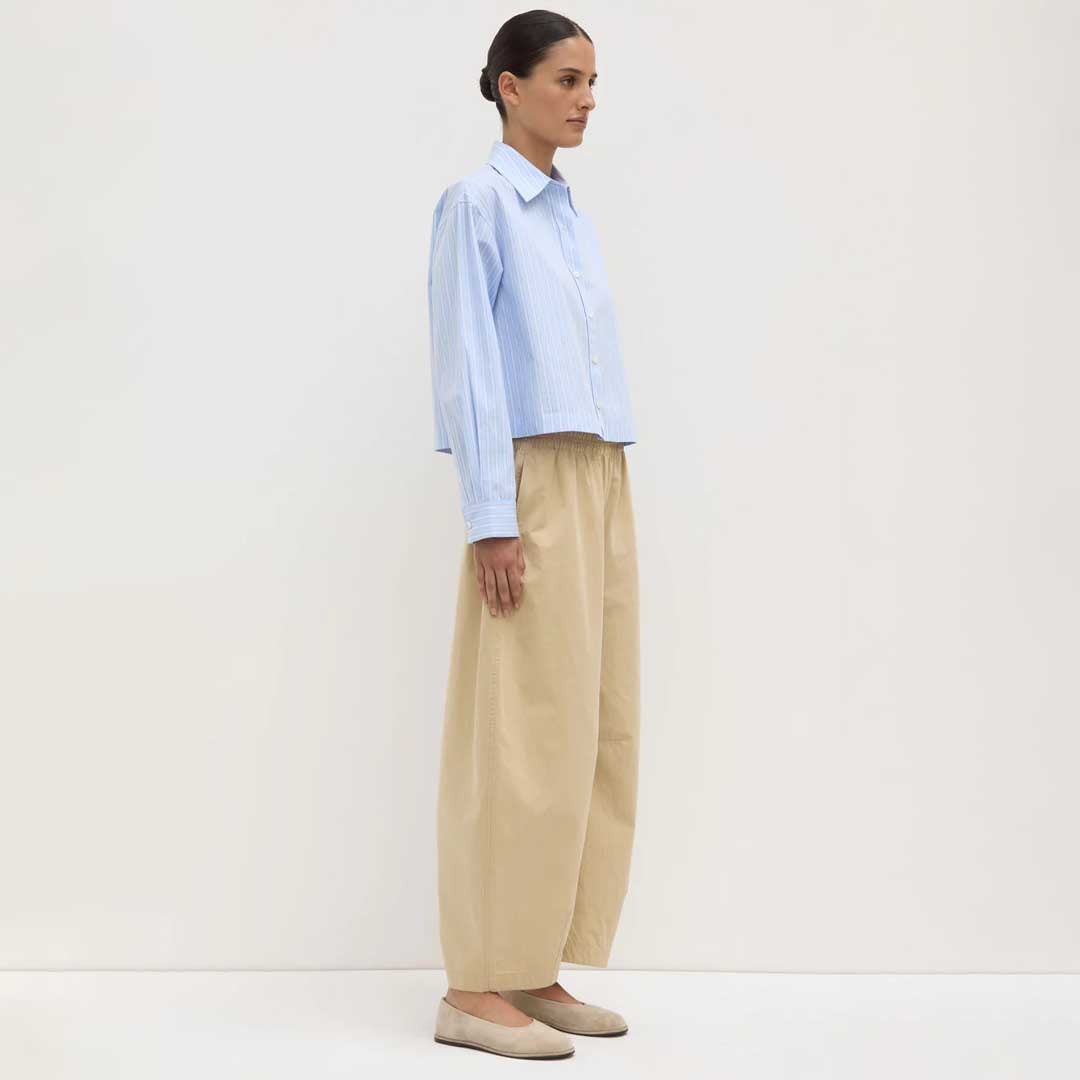 Lola Barrel Pant | Tan