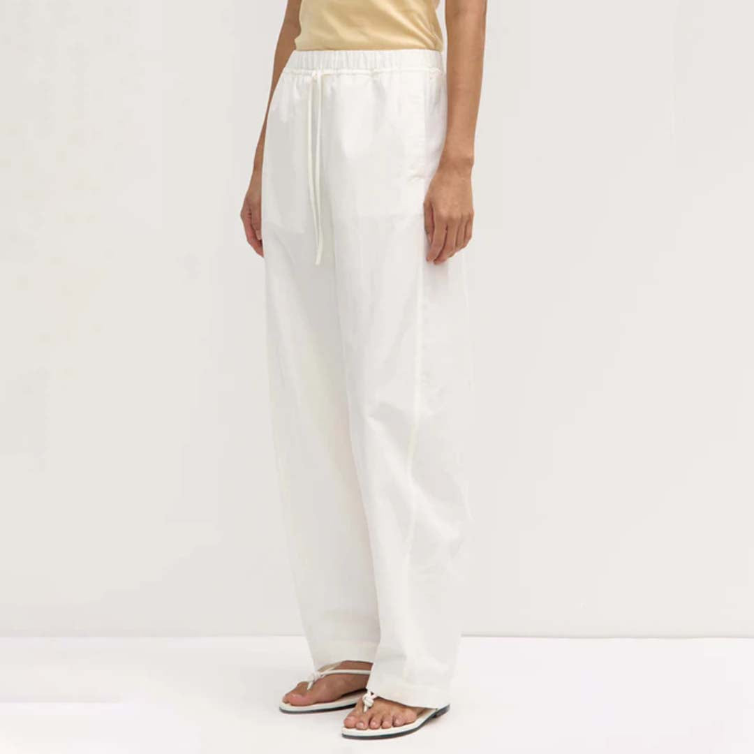 LOXLEY COTTON BLEND PANT | WHITE