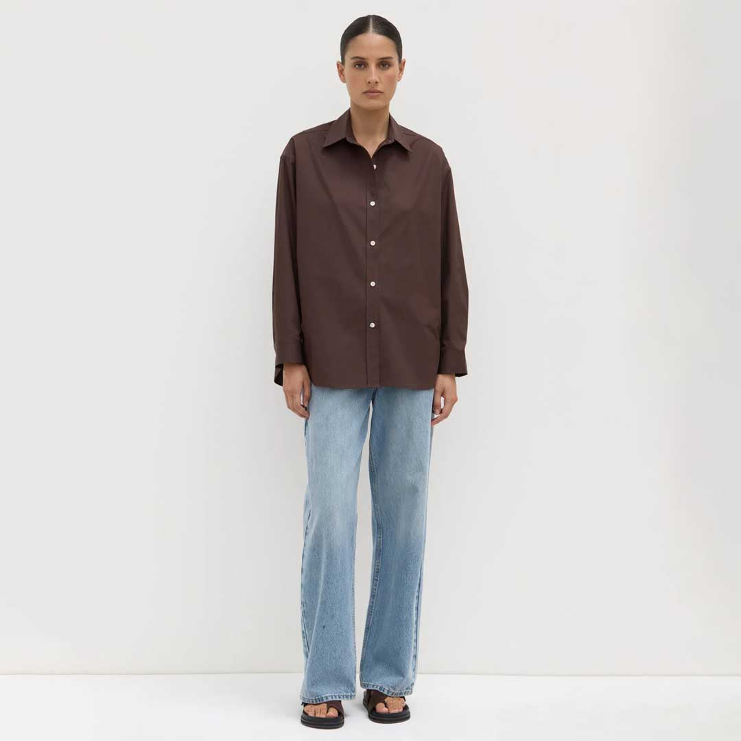 Marigold Poplin Shirt | Ganache