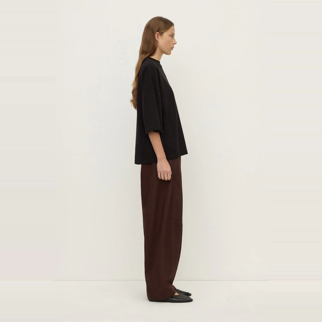 Max Cotton Oversized Tee | Black