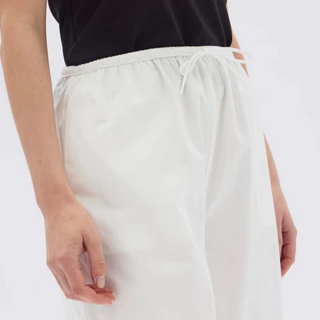 PHILIPA POPLIN PANT | WHITE