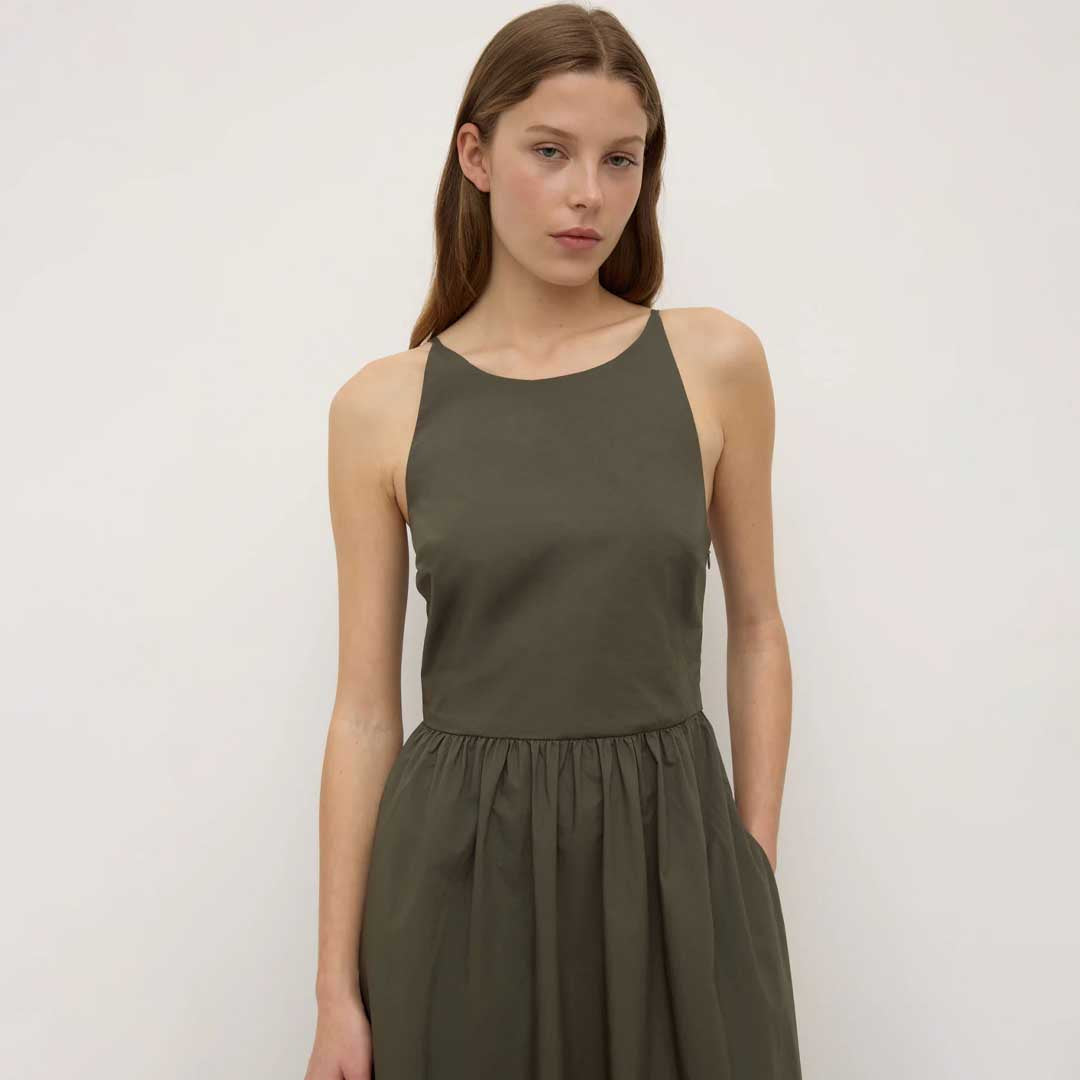 Posie Midi Dress | Moss