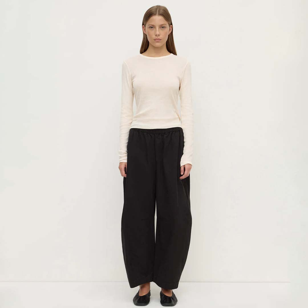 Lola Barrel Pant | Black