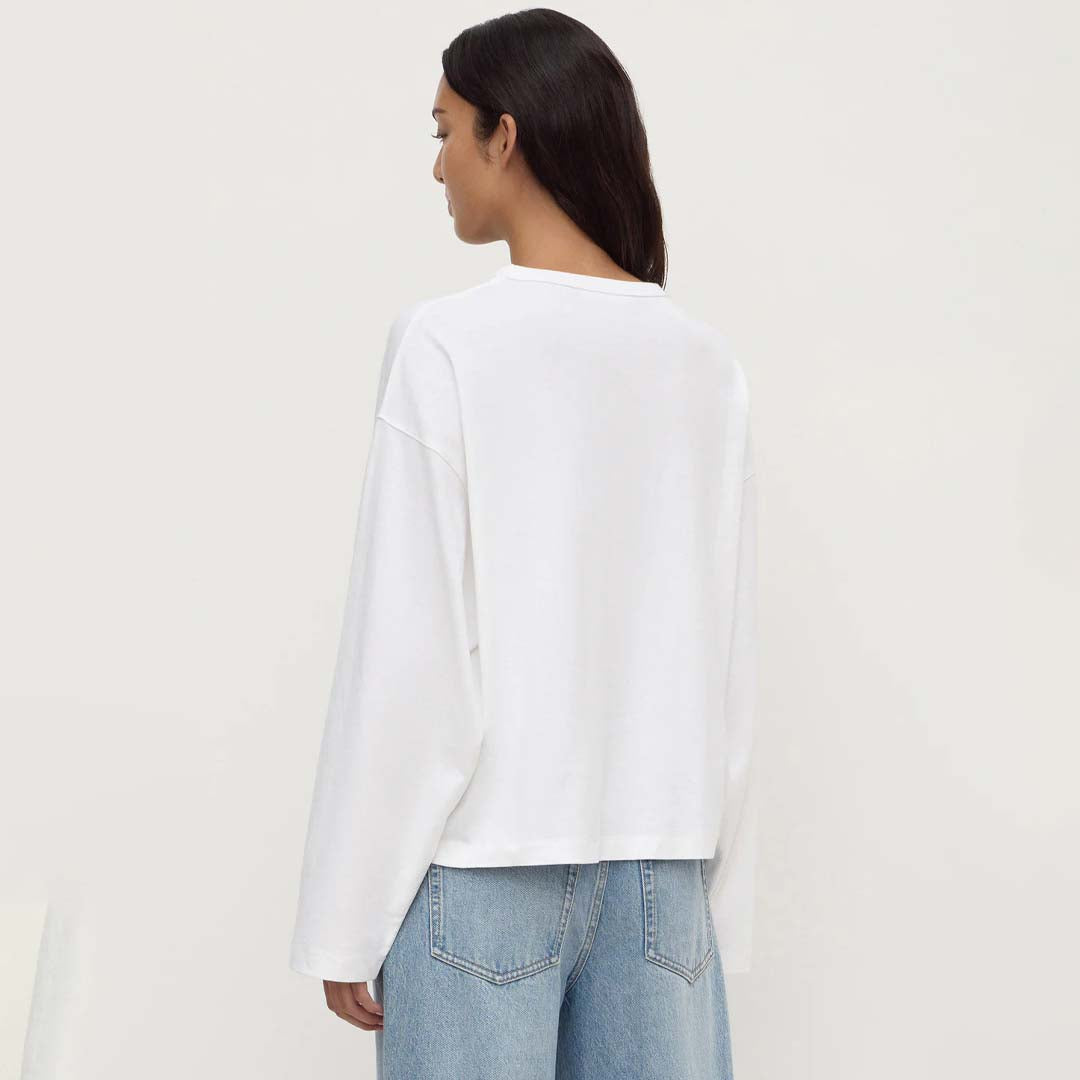 Nikita Wide Sleeve Tee | White
