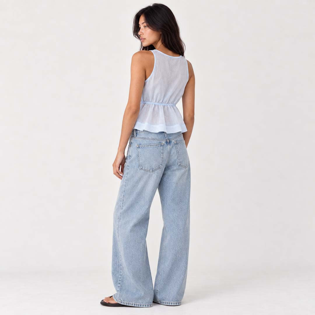Suzie Top | Powder Blue