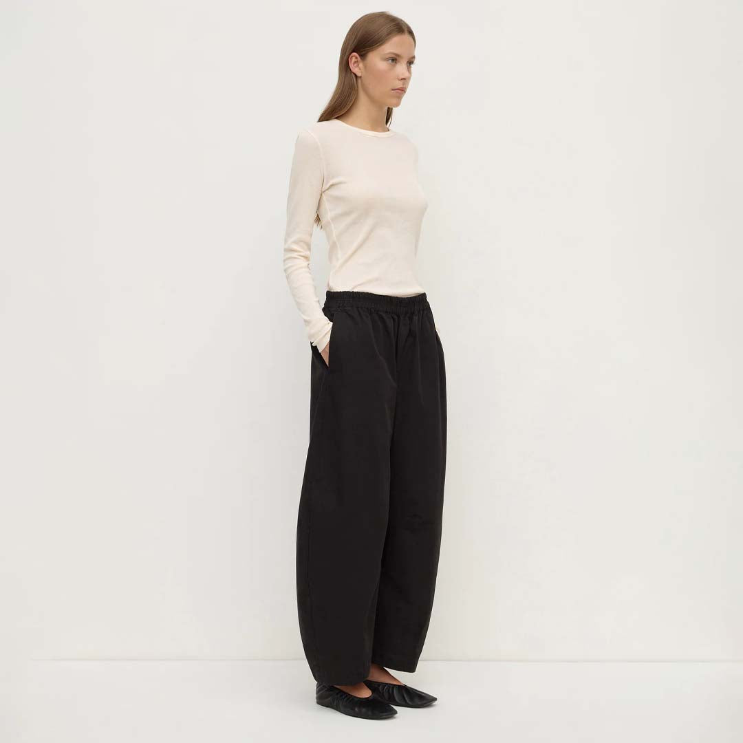 Lola Barrel Pant | Black